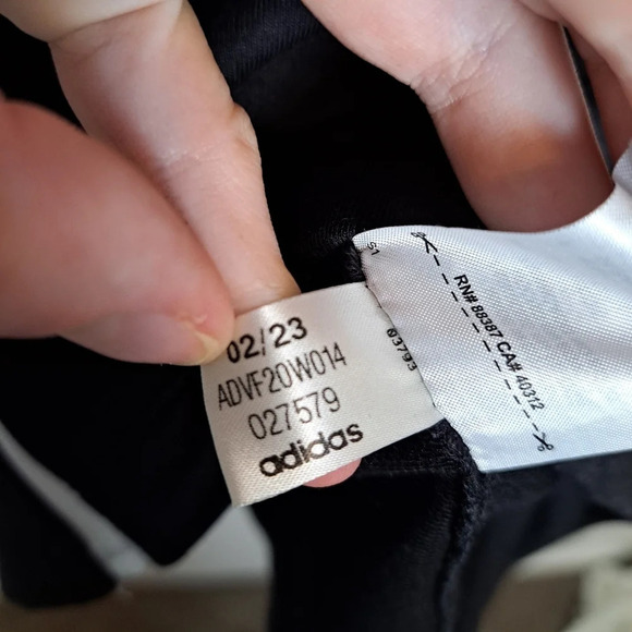 Adidas Golf Black White French Terry Mock Neck Zip Up Golf Jacket Size Small - Picture 5 of 6